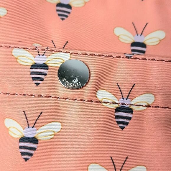 Fossil bumble bee adjustable crossbody handbag purse - Picture 4 of 8
